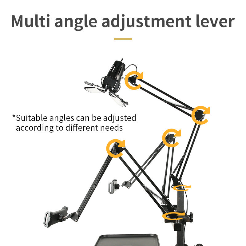 Taidu X1 Multi-Function Workbench with Light and Phone Holder - Tattoo Furniture - Mithra Tattoo Supplies Canada