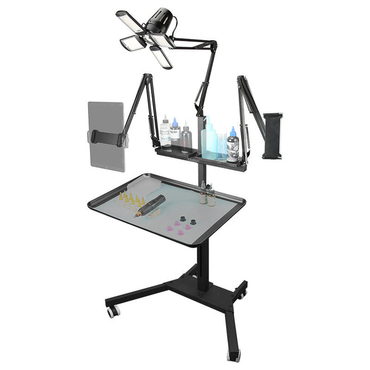 Taidu X1 Multi-Function Workbench with Light and Phone Holder - Tattoo Furniture - Mithra Tattoo Supplies Canada