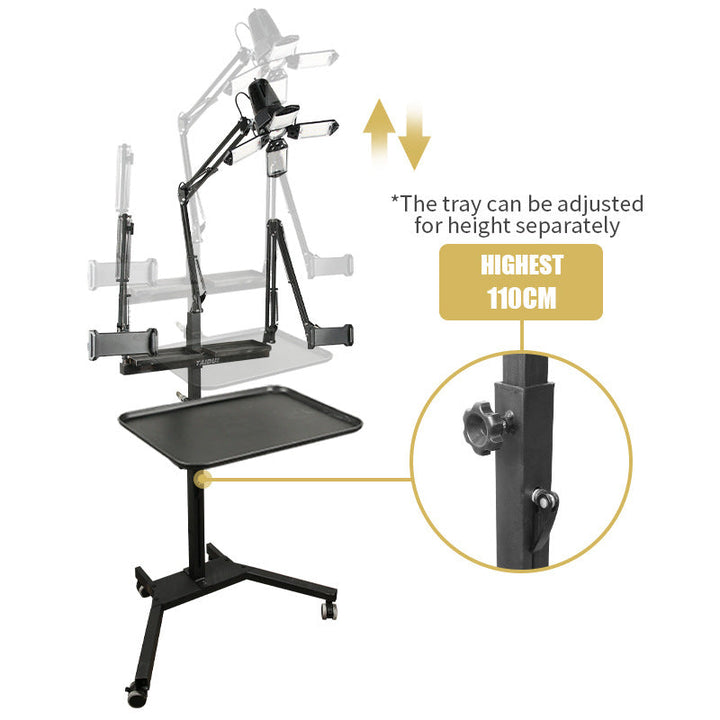 Taidu X1 Multi-Function Workbench with Light and Phone Holder - Tattoo Furniture - Mithra Tattoo Supplies Canada