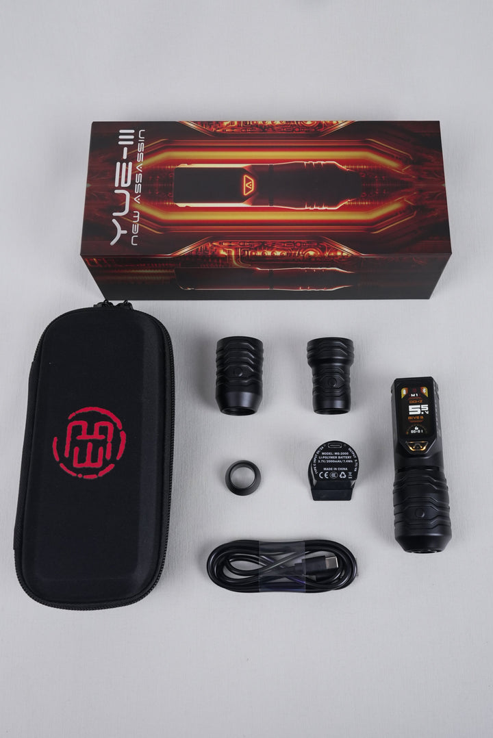 New Assassin Yue Pen III – Wireless Tattoo Pen Machine - Tattoo Machine - Mithra Tattoo Supplies Canada