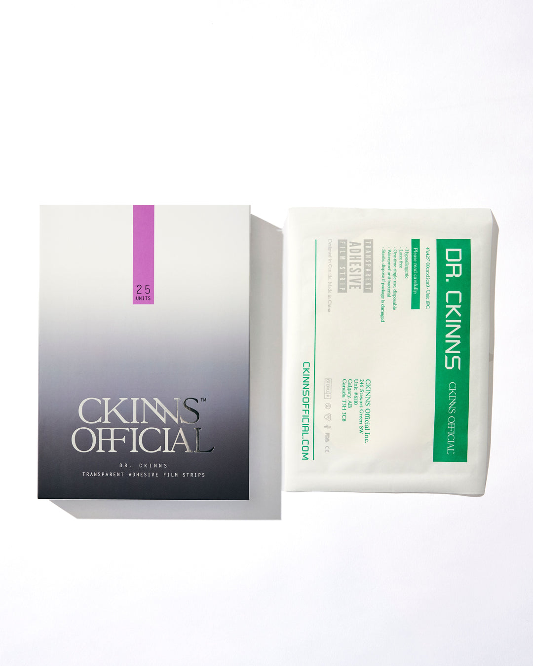 Dr. Ckinns Transparent Derm Bandages 10cm X 12cm - Station Prep. & Barriers - Mithra Tattoo Supplies Canada