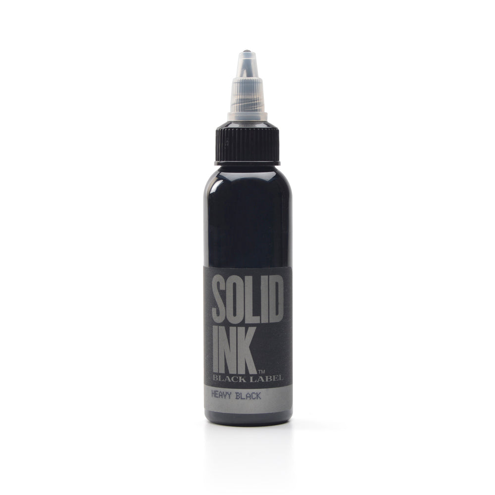 Solid Ink Heavy Black - Tattoo Ink - Mithra Tattoo Supplies Canada
