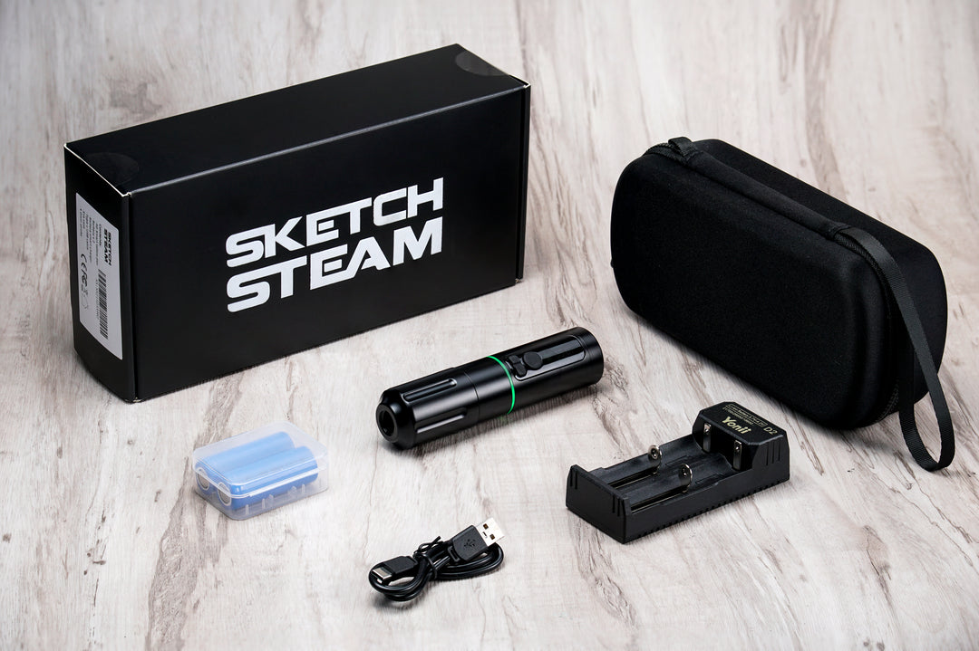 Ai-Tenitas S330 Wireless Tattoo Machine - Tattoo Machine - Mithra Tattoo Supplies Canada