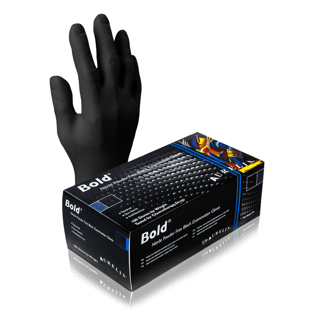 Aurelia Bold Nitrile Gloves - Glove - Mithra Tattoo Supplies Canada