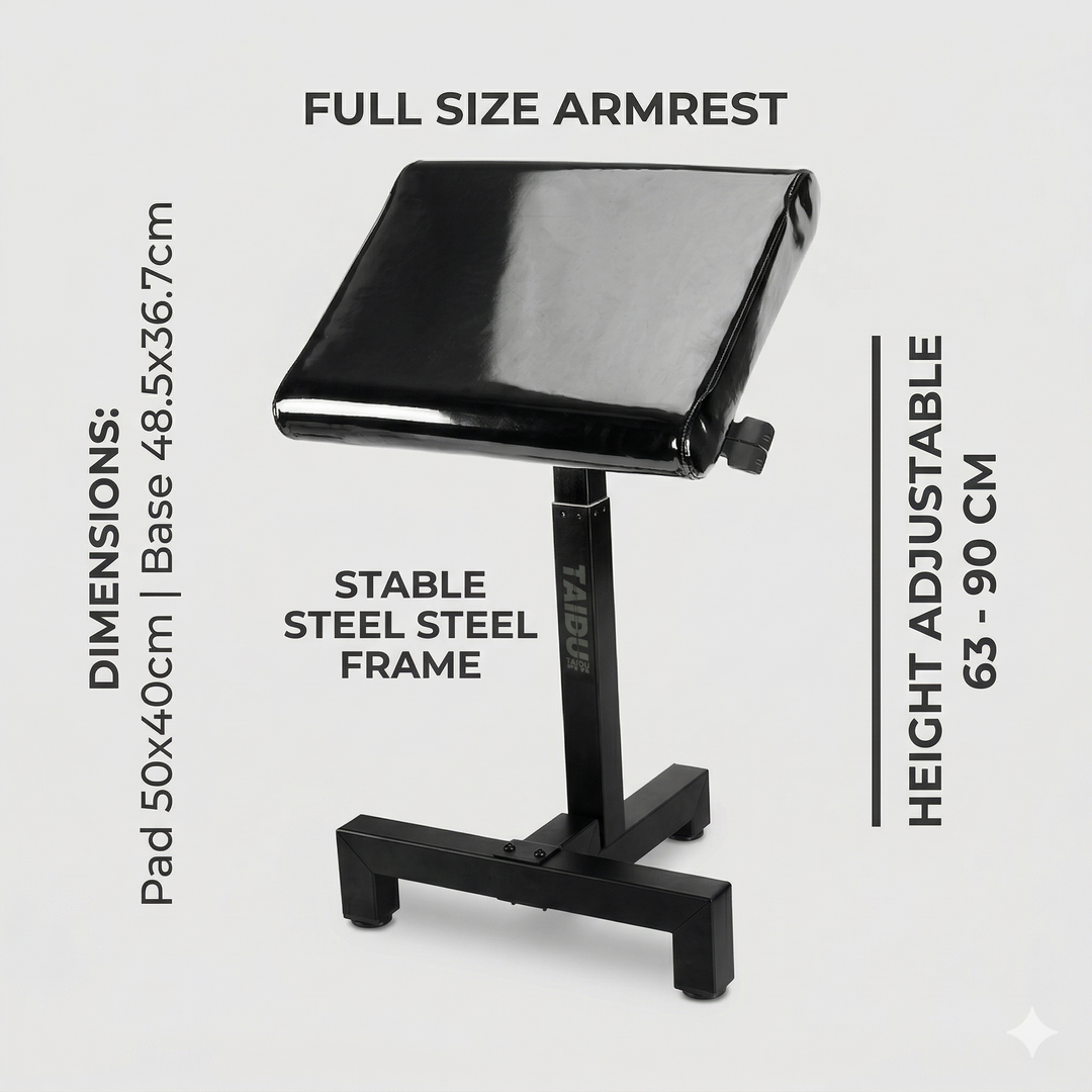 Taidu Pneumatic Armrest - Tattoo Furniture - Mithra Tattoo Supplies Canada