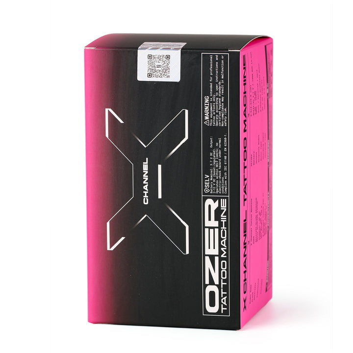Ozer Channel X Tattoo Machine - Pink - Tattoo Machine - Mithra Tattoo Supplies Canada