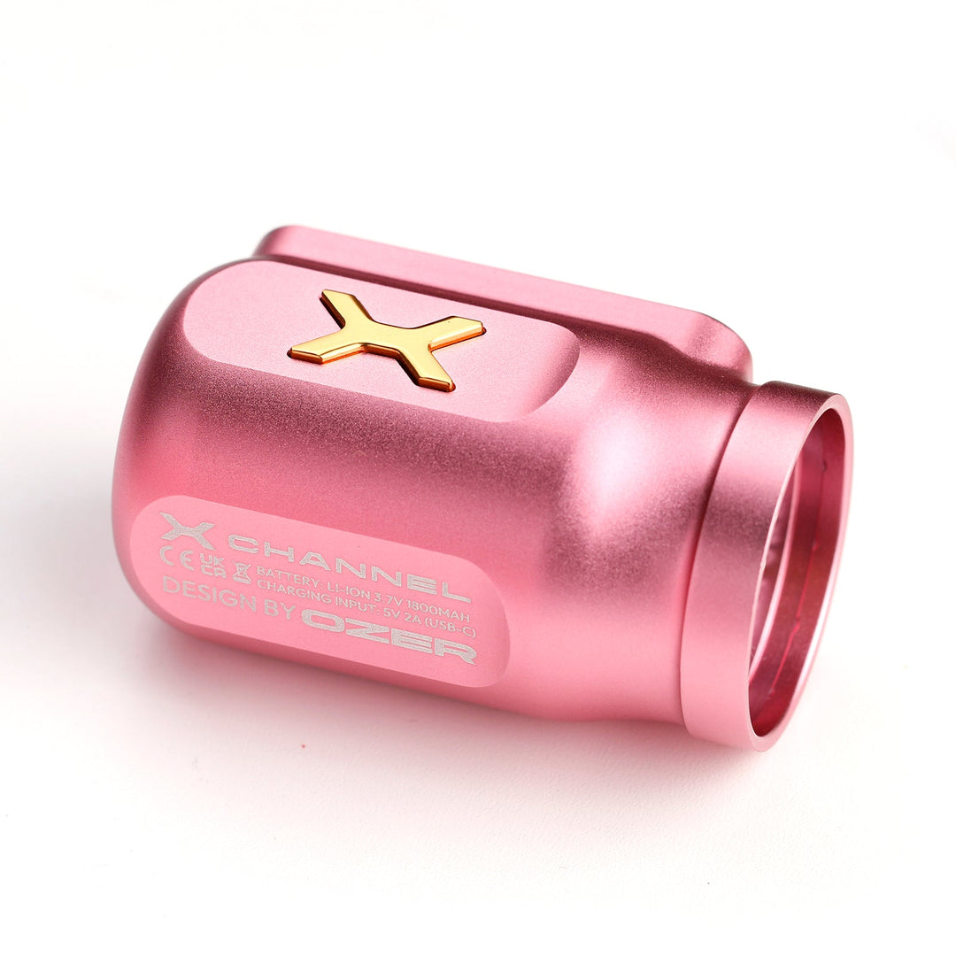 Ozer Channel X Tattoo Machine - Pink - Tattoo Machine - Mithra Tattoo Supplies Canada