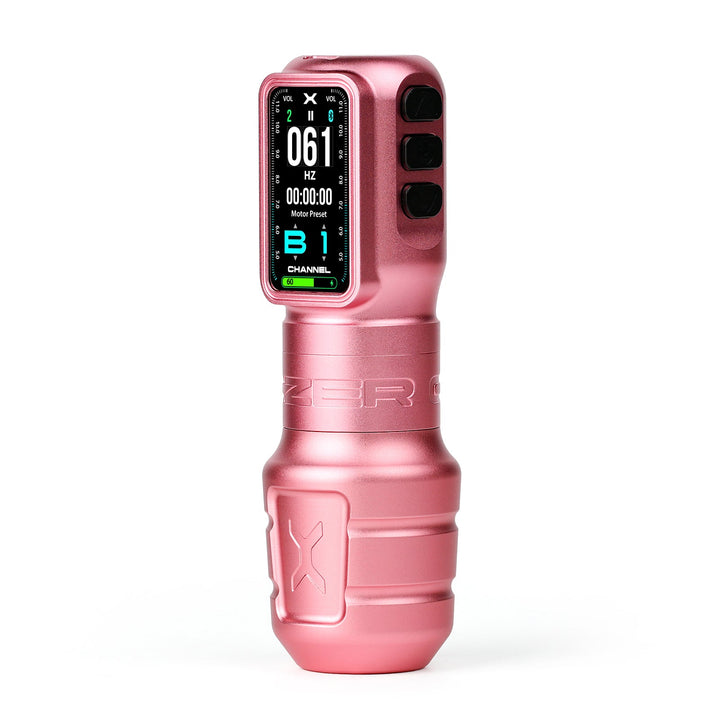 Ozer Channel X Tattoo Machine - Pink - Tattoo Machine - Mithra Tattoo Supplies Canada