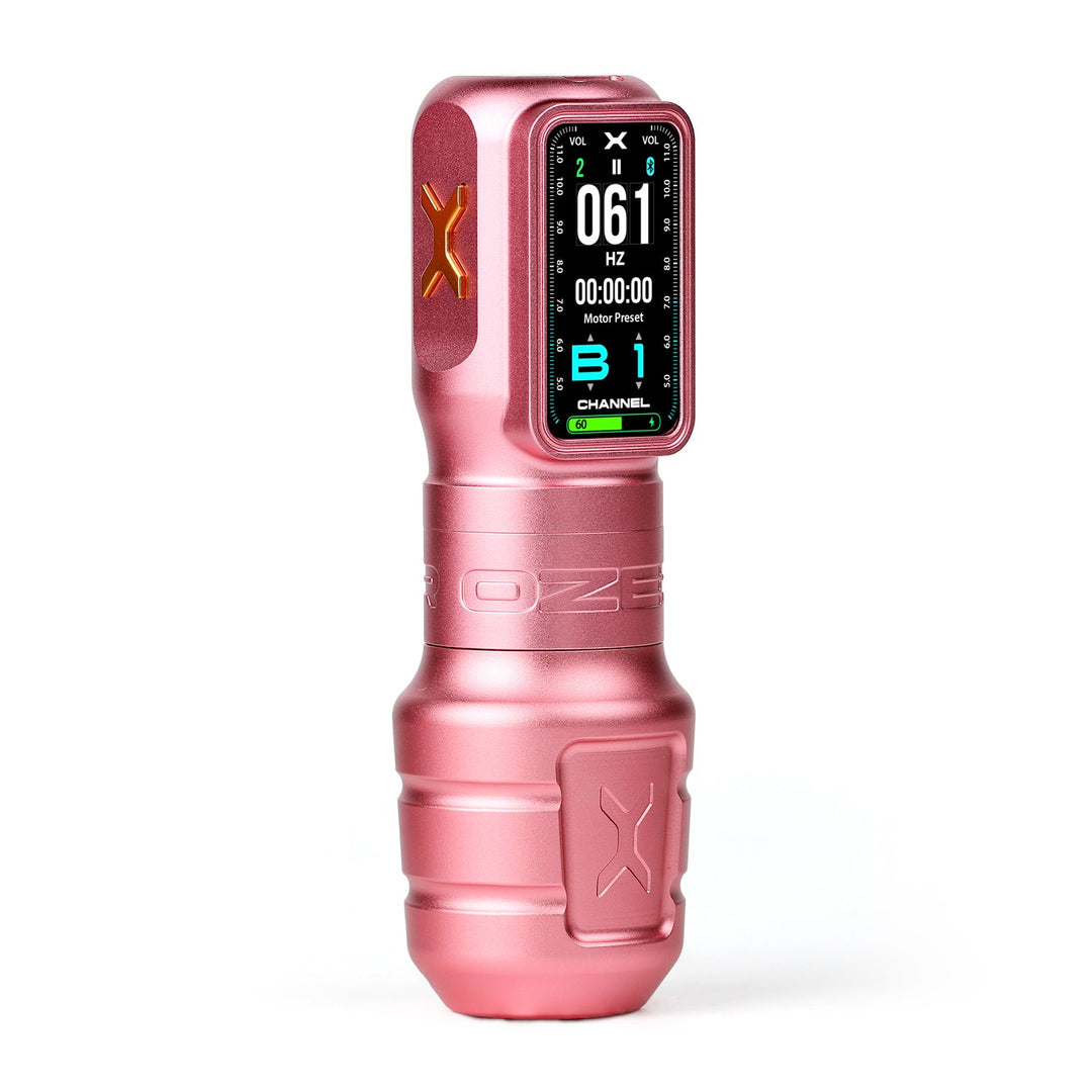 Ozer Channel X Tattoo Machine - Pink - Tattoo Machine - Mithra Tattoo Supplies Canada