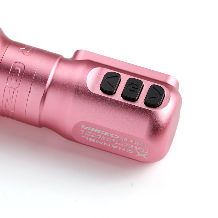 Ozer Channel X Tattoo Machine - Pink - Tattoo Machine - Mithra Tattoo Supplies Canada