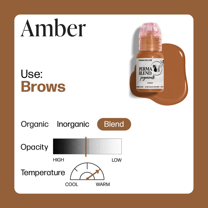 Perma Blend Amber - PMU Pigments - Mithra Tattoo Supplies Canada