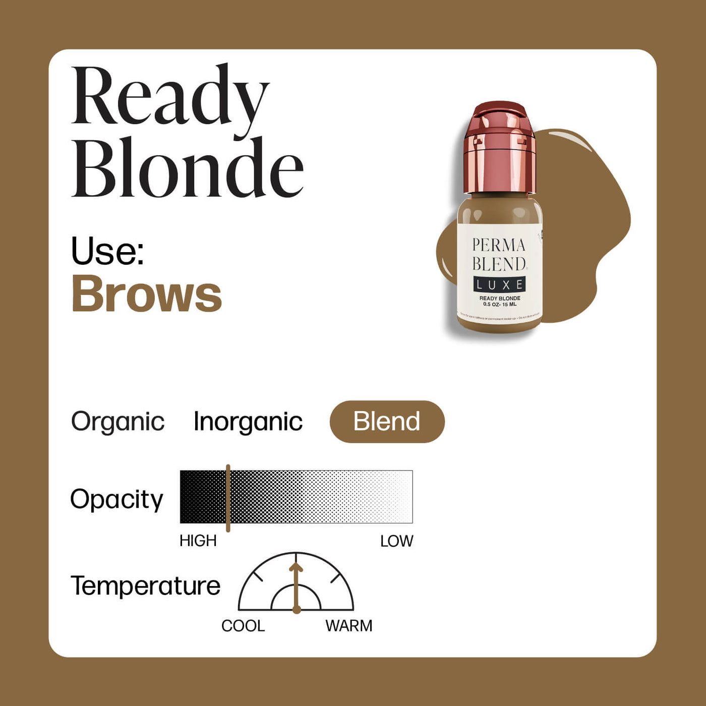 Perma Blend Luxe Ready Blonde - PMU Pigments - Mithra Tattoo Supplies Canada