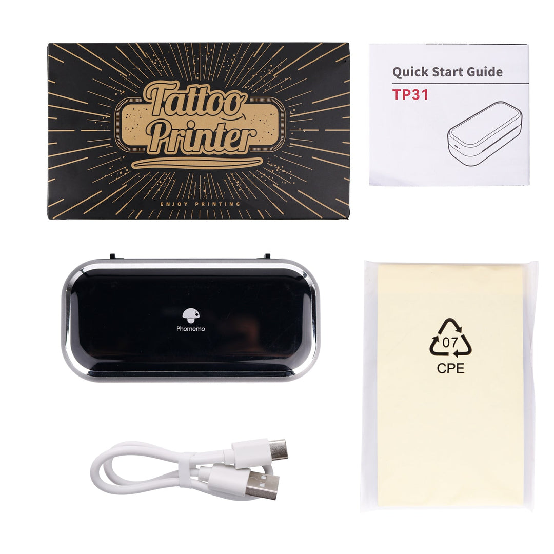 Mini Tattoo Thermal Stencil Printer - Portable Wireless - Printer - Mithra Tattoo Supplies Canada