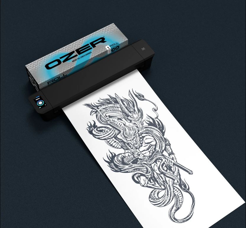Ozer X Thermal Printer Tattoo Stencil Paper Roll - Station Prep. & Barriers - Mithra Tattoo Supplies Canada