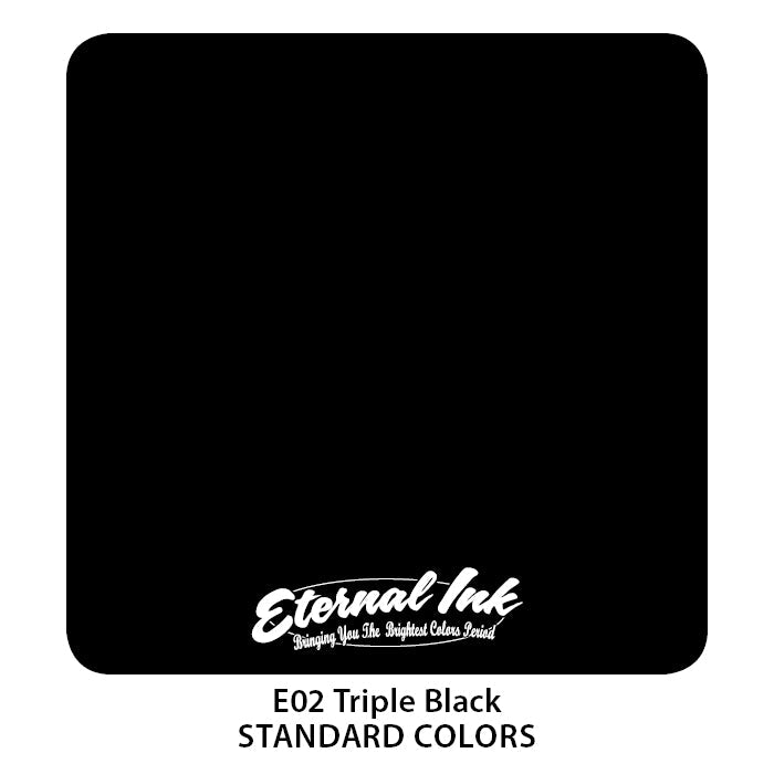 Eternal Ink Triple Black - Tattoo Ink - Mithra Tattoo Supplies Canada