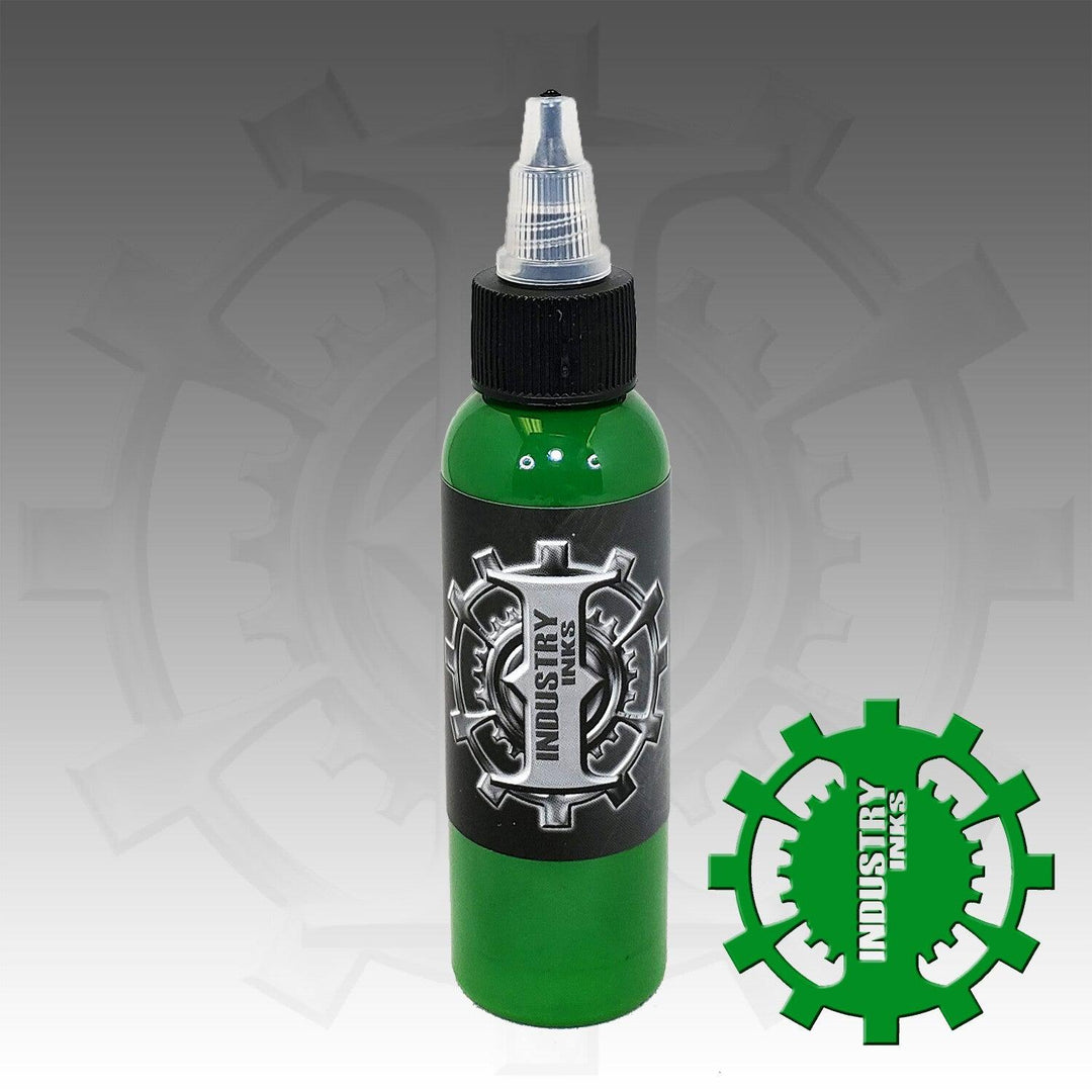 Industry Ink Grass Green - Tattoo Ink - Mithra Tattoo Supplies Canada