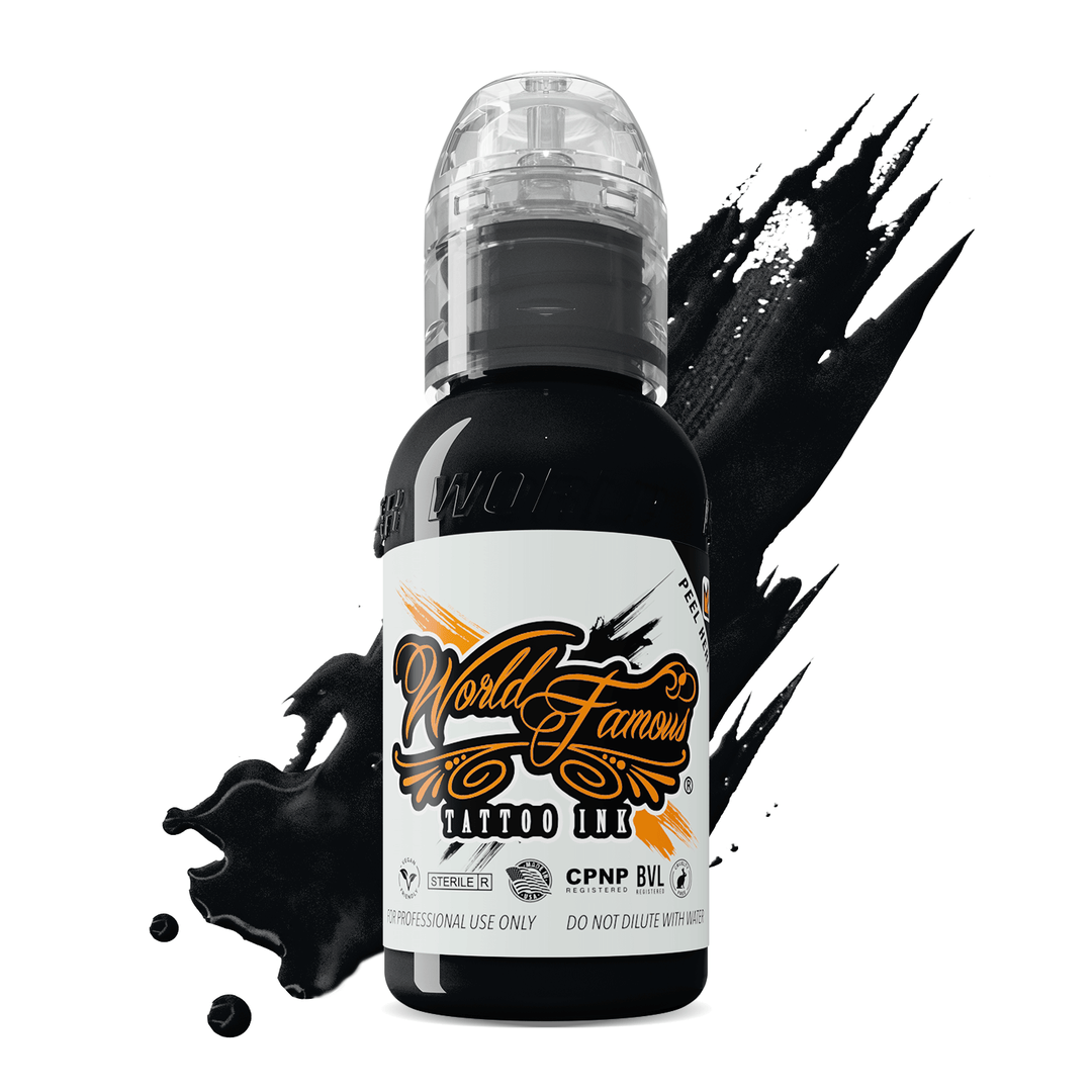 World Famous Blackout - Tattoo Ink - Mithra Tattoo Supplies Canada