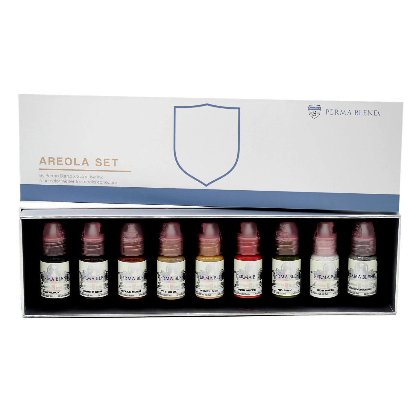 Perma Blend Areola Set - PMU Pigments - Mithra Tattoo Supplies Canada