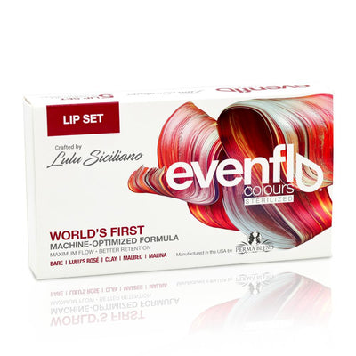 Perma Blend Evenflo Lip Set - PMU Pigments - Mithra Tattoo Supplies Canada